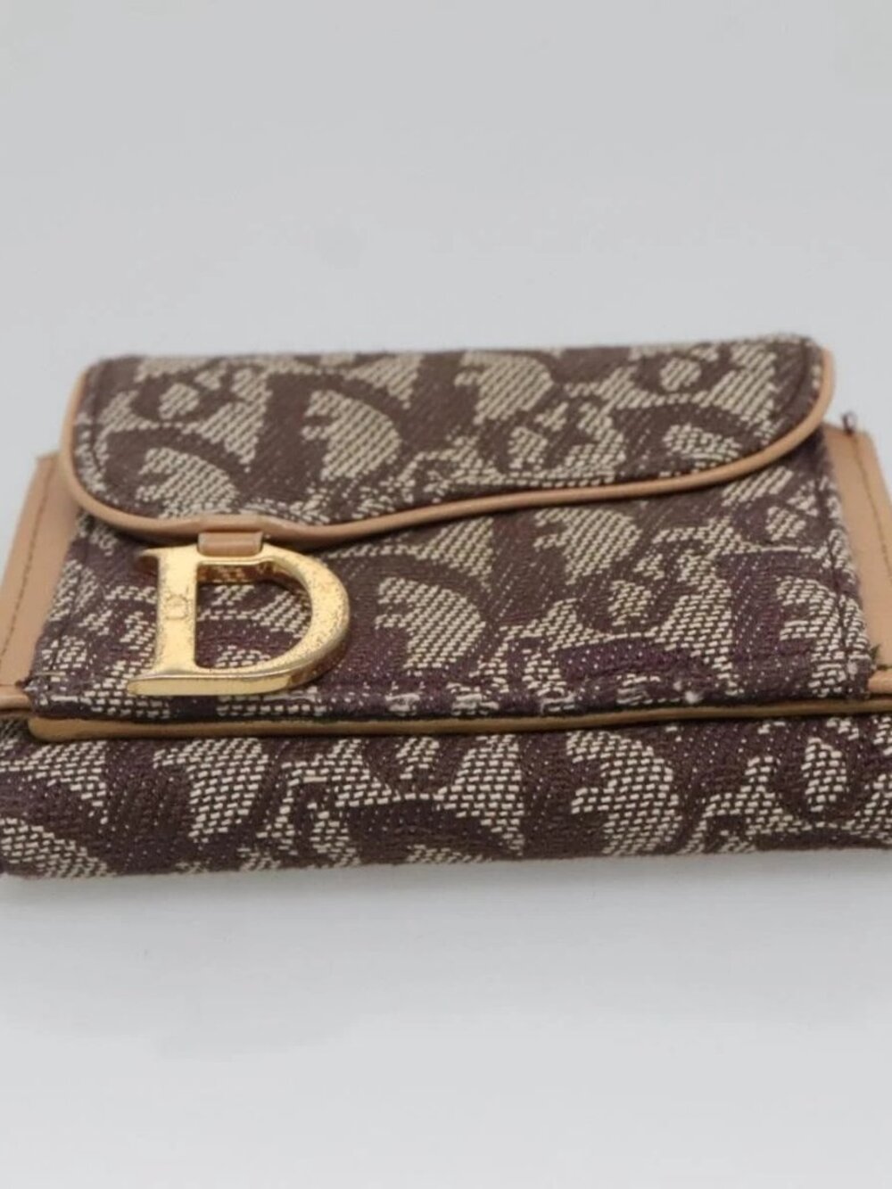 Christian Dior Trotter Canvas Wallet Black Auth ac3872 - Picture 6 of 14